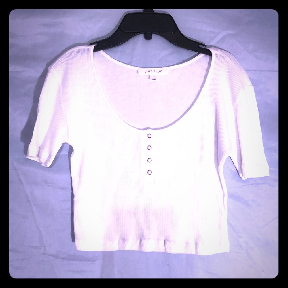 White Crop Top